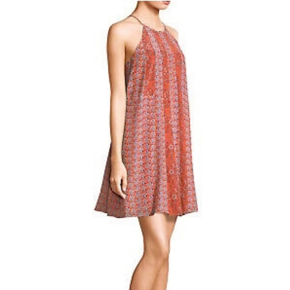 Rebecca Taylor 100% Silk Sleeveless Floral Print Amanda Camisole Tent Dress Sz 2 - Picture 1 of 10